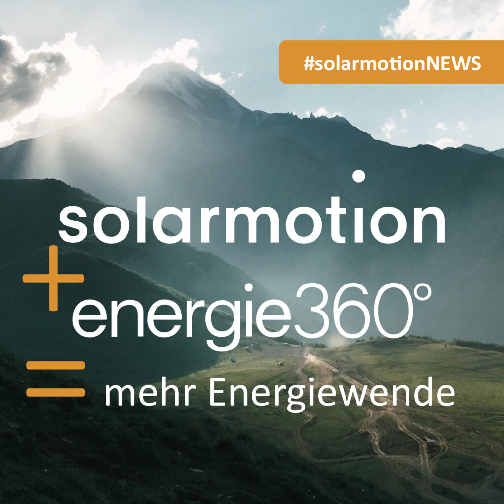 Energie 360° beteiligt sich an der solarmotion. Gemeinsam treiben wir künftig den Ausbau der Photovoltaik in der Schweiz weiter voran.